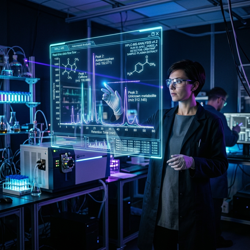 HPLC and Mass spectrometry readouts illustrating how to read a peptide COA for quality sourcing